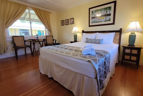 Room, 2 Bedrooms - 1 Queen Bed and 2 Double Bed  | Blackout drapes, free WiFi, bed sheets