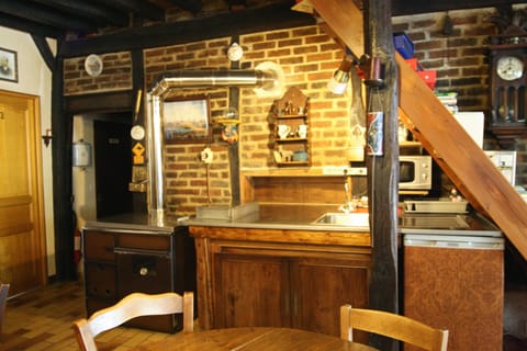 Shared fridge, microwave, reusable coffee/tea filters