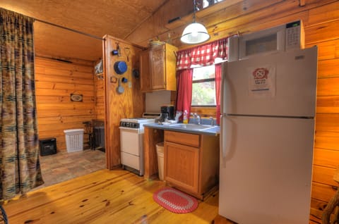 Cabin, 1 Bedroom (Wolf Ledge at Ponderosa) | Private kitchenette | Microwave, coffee/tea maker, electric kettle, paper towels