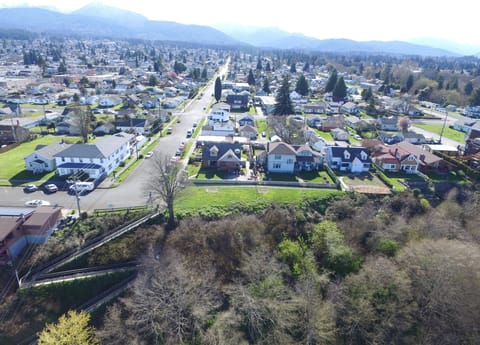 See the Zigzag walkway to town!