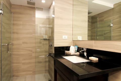 Business Twin Room (East Wing) | Bathroom | Combined shower/tub, free toiletries, hair dryer, bathrobes