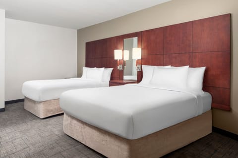 1 Bedroom Suite, 2 Queen Beds | Premium bedding, pillowtop beds, in-room safe, desk