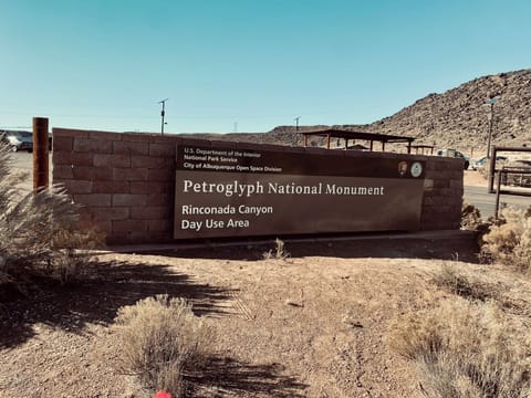 Petroglyph National Monument - 2 min drive or 16 min walk. 300+ petroglyphs.