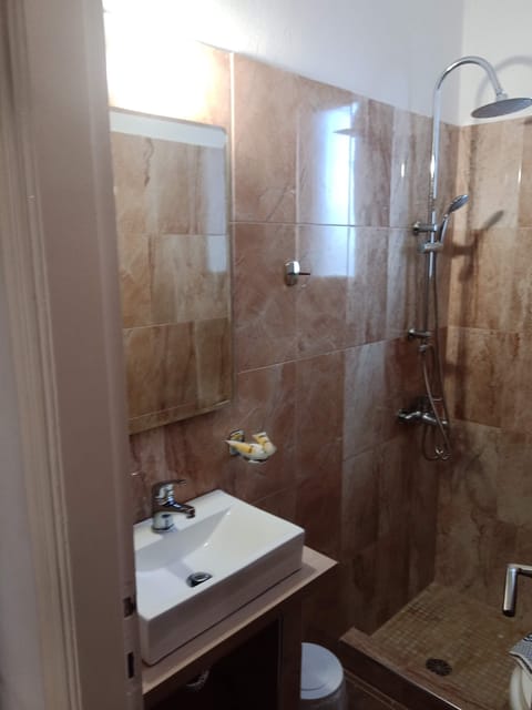 Deluxe Double Room | Bathroom | Shower, hydromassage showerhead, hair dryer, bathrobes