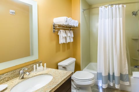 Suite, 2 Bedrooms, Smoking | Bathroom | Free toiletries, hair dryer, towels, soap