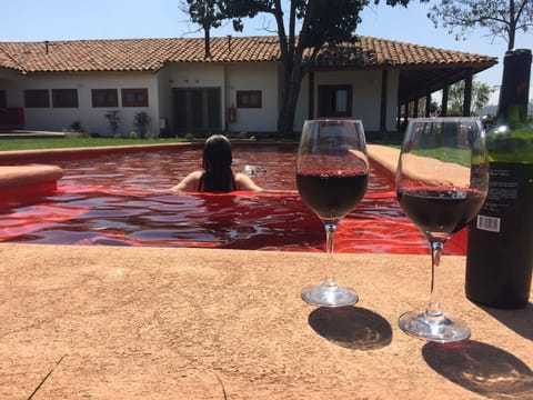 Seasonal outdoor pool, sun loungers