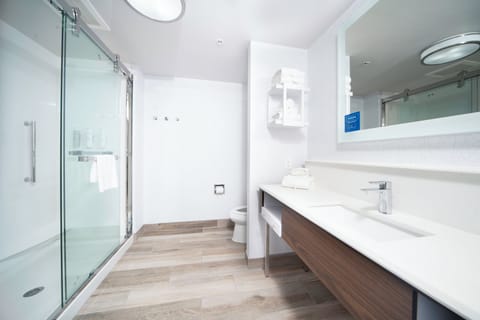 Free toiletries, hair dryer, towels