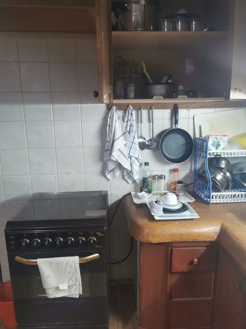 Basic Studio | Private kitchen | Fridge, microwave, oven, stovetop