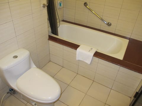 Loft Suite | Bathroom | Combined shower/tub, free toiletries, hair dryer, bidet