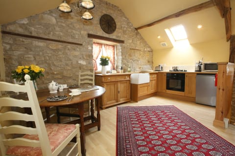 Dining and kitchen areas