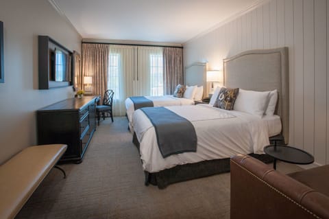 Deluxe Room, 2 Queen Beds | Premium bedding, in-room safe, desk, iron/ironing board