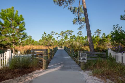 Entrance just around the corner into 20+ miles of trails to ride/run & explore!