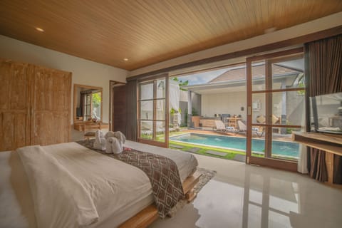 Villa, 1 Bedroom, Private Pool | Premium bedding, minibar, in-room safe, desk