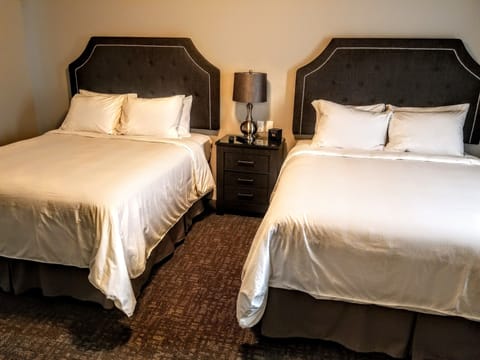 Superior Suite, 2 Queen Beds, Fireplace, Golf View | 1 bedroom, premium bedding, pillowtop beds, individually decorated