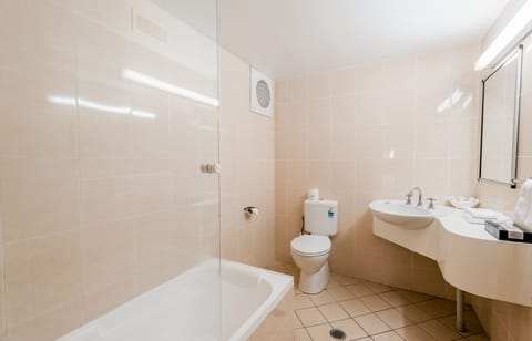 Large Family Room | Bathroom | Free toiletries, hair dryer, towels, soap