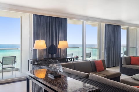 Suite, Oceanfront (Prime Minister) | Egyptian cotton sheets, premium bedding, down comforters