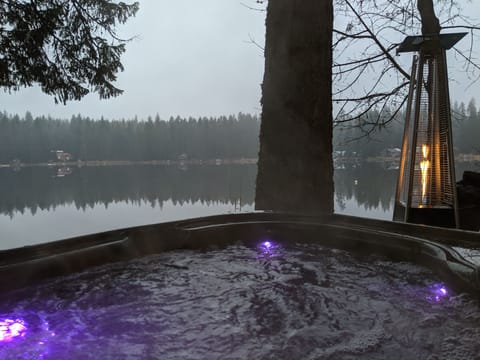 View from hot tub