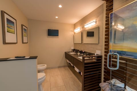 Penthouse (Penthouse Suite) | Bathroom | Hydromassage showerhead, free toiletries, towels