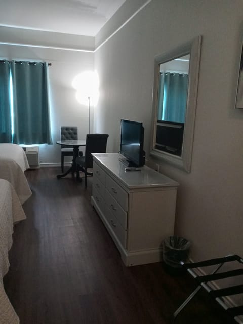 Standard Room, 2 Queen Beds | Premium bedding, desk, iron/ironing board, free WiFi