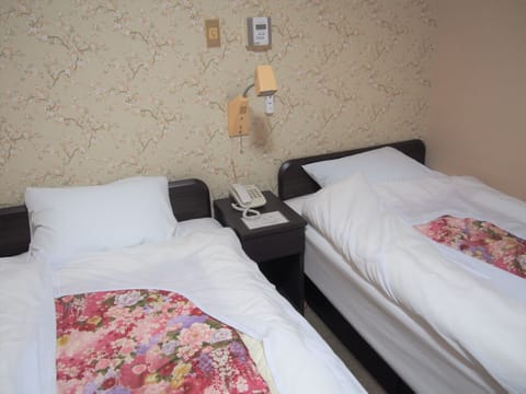 Twin Room with 2 Japanese Size Single Beds, Non Smoking | In-room safe, desk, blackout drapes, iron/ironing board