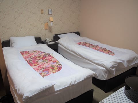 Twin Room with 2 Japanese Size Single Beds, Non Smoking | In-room safe, desk, blackout drapes, iron/ironing board