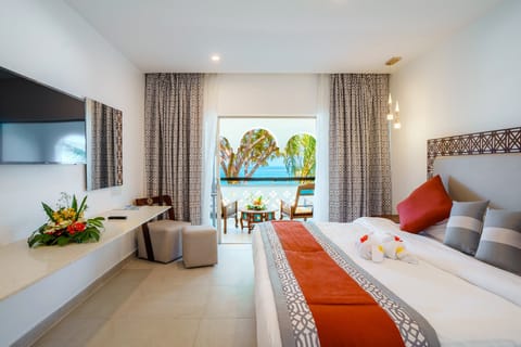 Ocean Front Room | Premium bedding, pillowtop beds, in-room safe, free WiFi