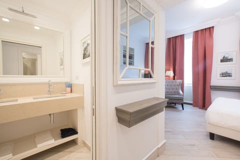 Junior Double Room (2 pax) | Bathroom | Shower, free toiletries, hair dryer, slippers