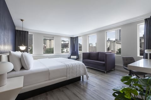 Junior Suite | 1 bedroom, premium bedding, pillowtop beds, in-room safe