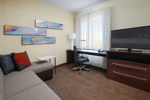 Suite, 1 Bedroom | Living area | LCD TV