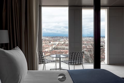 Room, City View (Lyon) | Premium bedding, free minibar, in-room safe, individually decorated