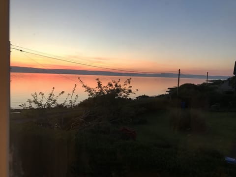 Beautiful sunset to end the day. View from the lounge.