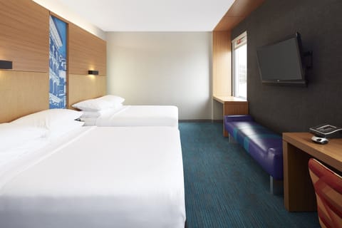 aloft, Room, 2 Queen Beds | Premium bedding, minibar, in-room safe, desk