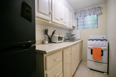 Superior Suite, 1 Bedroom, Kitchen, Garden View | Private kitchen | Fridge, microwave, electric kettle, cookware/dishes/utensils