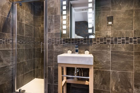 Superior King Double Room | Bathroom | Shower, free toiletries, hair dryer, towels