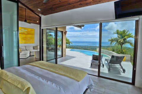 Villa, 1 King Bed, Private Pool, Ocean View | Premium bedding, in-room safe, blackout drapes, iron/ironing board