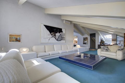 Classic Apartment, 2 Bedrooms | Living area | Flat-screen TV