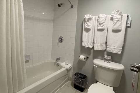 Suite, 1 King Bed with Sofa bed, Non Smoking (1 King Bed and 1 Sofa Bed) | Bathroom | Free toiletries, hair dryer, towels