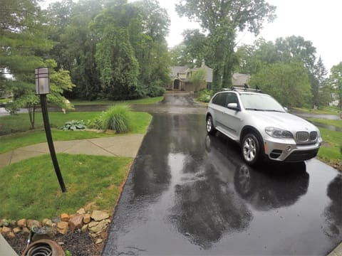 View of Street, Off Street Parking, 2 Car Garage, Safe Private Drive. 