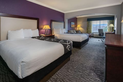 Deluxe Room, 2 Queen Beds, Non Smoking (Executive) | Premium bedding, desk, blackout drapes, iron/ironing board