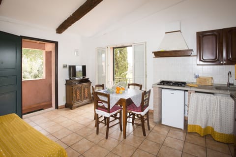 Deluxe Apartment, Balcony | Private kitchenette | Full-size fridge, microwave, stovetop, cookware/dishes/utensils