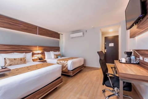 Standard Room, 2 Double Beds, Non Smoking | Premium bedding, in-room safe, desk, free WiFi