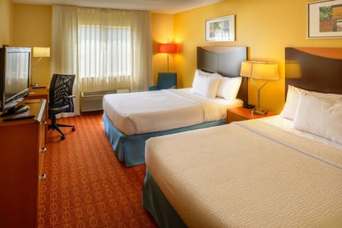 Room, 2 Queen Beds | Premium bedding, down comforters, pillowtop beds, desk