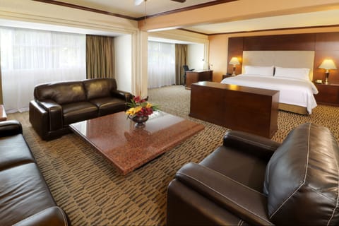 Suite, 1 King Bed | In-room safe, blackout drapes, iron/ironing board