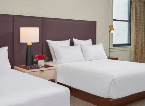 Deluxe Double Room, 2 Queen Beds | Frette Italian sheets, premium bedding, down comforters, pillowtop beds