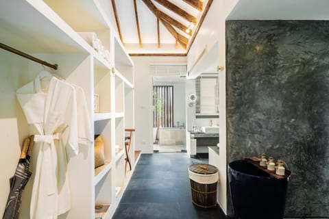 HillTop Pool Villa | Bathroom | Separate tub and shower, deep soaking tub, eco-friendly toiletries