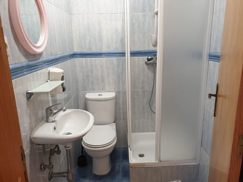 Basic Triple Room | Bathroom | Shower, free toiletries, hair dryer, towels