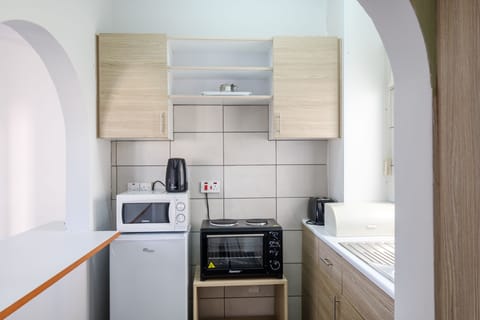 Deluxe Apartment, 1 Bedroom | Private kitchen | Fridge, electric kettle, cookware/dishes/utensils