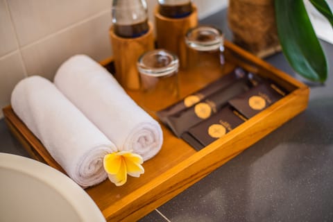 Suite | Bathroom amenities | Shower, rainfall showerhead, free toiletries, hair dryer