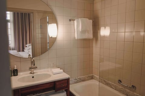 Family Suite | Bathroom | Designer toiletries, hair dryer, bathrobes, slippers