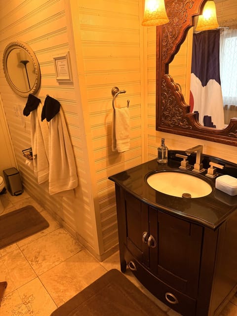 Downtown BnB King Bed Clawfoot Tub & Jacuzzi 1 | Bathroom | Free toiletries, towels